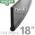 Rubber Hard 18in (144 Pack) Unger