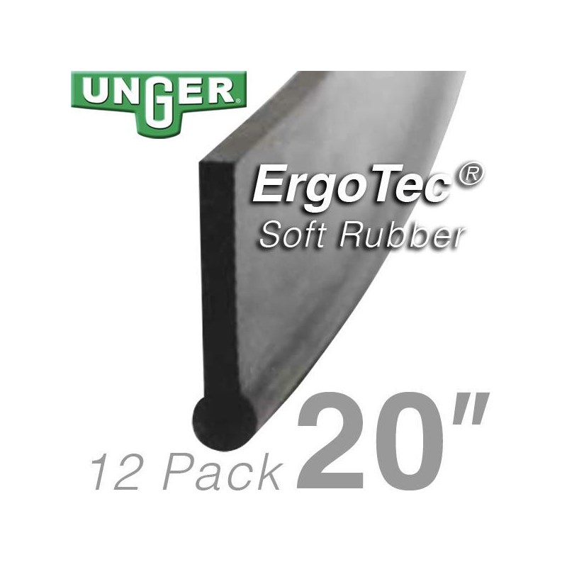 Rubber ErgoTec Soft 20in (12 Pack) Unger