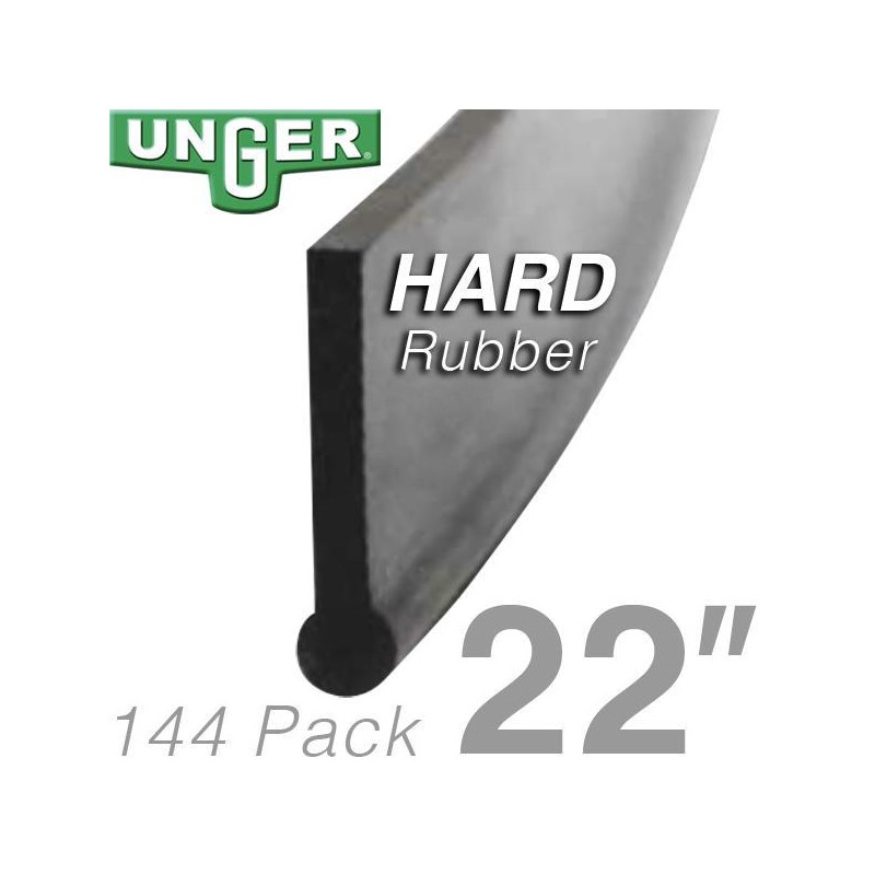 Rubber Hard 22in (144 Pack) Unger