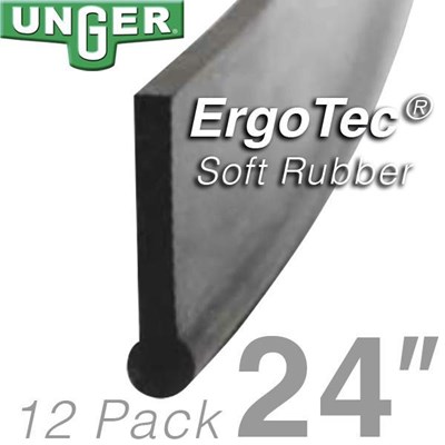 Rubber ErgoTec Soft 24in (12 Pack) Unger
