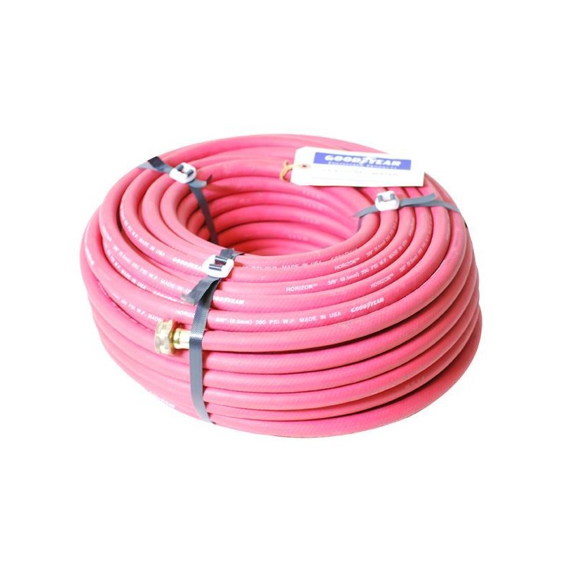 Hose 3/8in 150ft  Red Rubber 