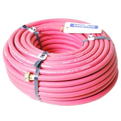 Hose 1/2in 100ft Red Rubber 