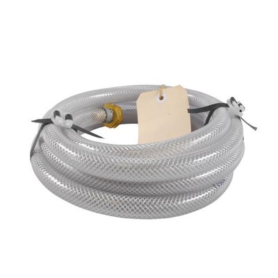 ProTool Hose 1/2in 12ft Clear Braided