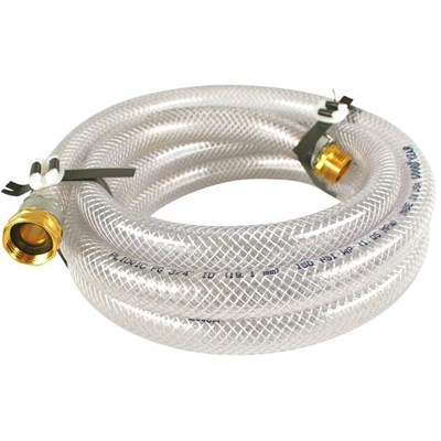 Hose 3/4in 12ft Clear Braided