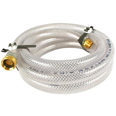 Hose 5/8in  12ft Clear Braided