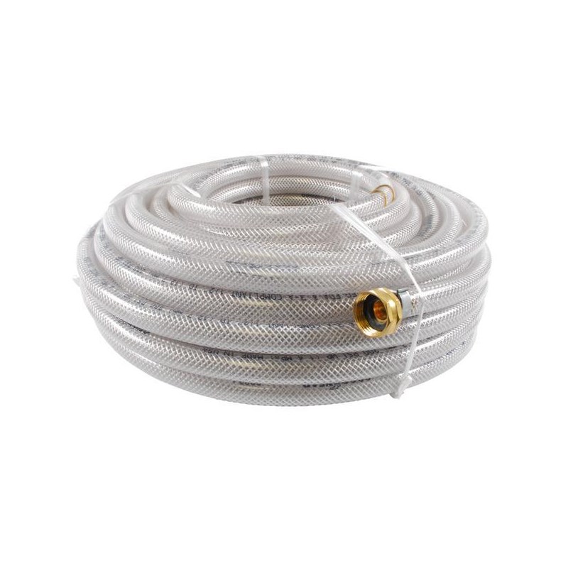 Hose 1/2in Clear Braided