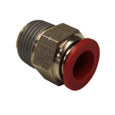 1/2in Push Fit to 1/2in male NPT Metal