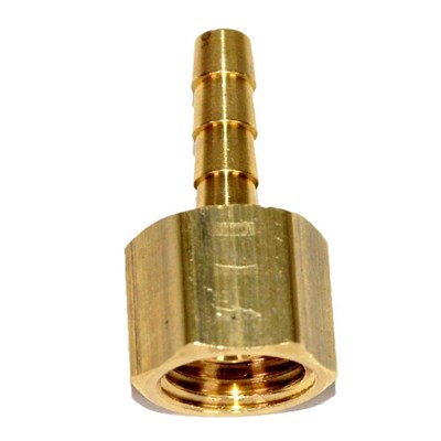 Hose Barb 3/16in to1/4in Swivel Ball End