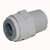 Male Connector 3/8in Tube x 3/8 in Male npt