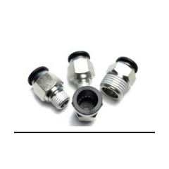 Male Connector SS NPTF 1/2 x 1/2