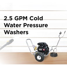 2.5 GPM Cold Water Pressure Washer 