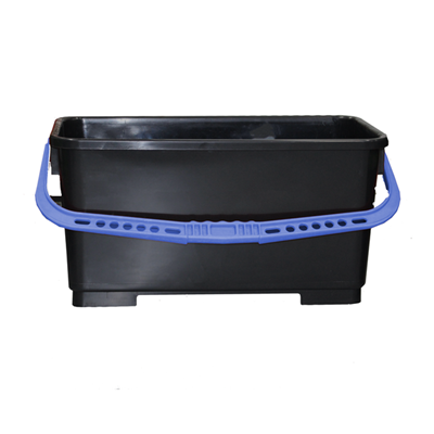 Bucket Black w/Blue Handle Pulex