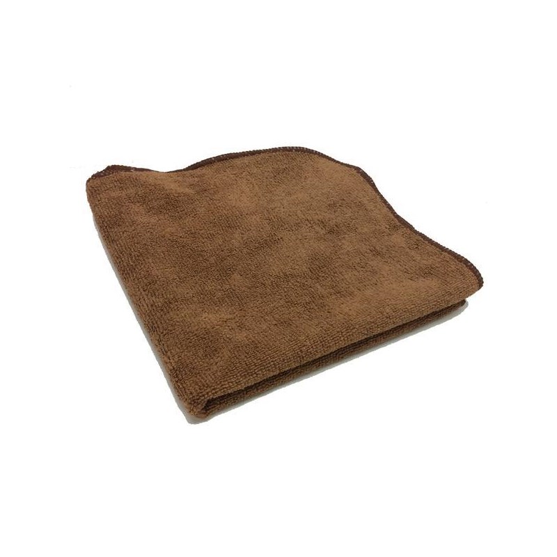 Towel Microfiber Brown 16inx16in Pro