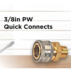 3/8in PW Quick Connects