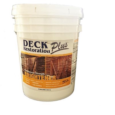 Deck & Wood Stain Brightener and Neutralizer 5 Gallon DRP