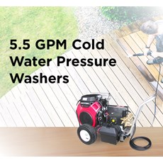 5.5 GPM Cold Water Pressure Washers