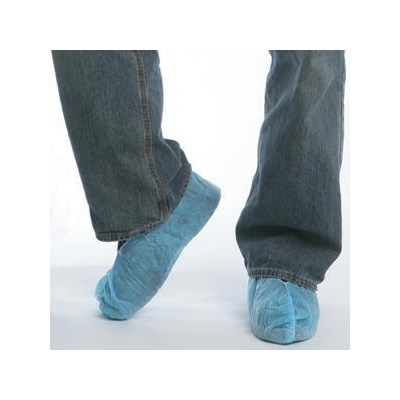 Shoecover Large PolyPro Skid Resistant Blue (100 count)