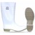 Boot PVC White Size 9