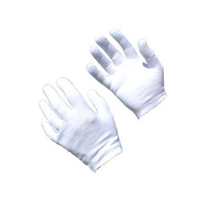 Gloves White Cotton Inspection (12 Pack)