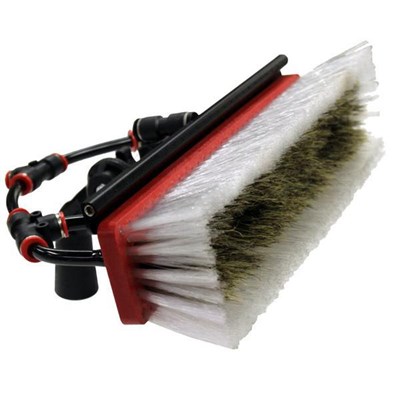 Boars' Hair Wash Brush and Telescoping Pole