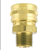 Coupler Brass QC 1/4in MPT