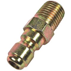 Plug 1/4in Steel/Zinc MPT