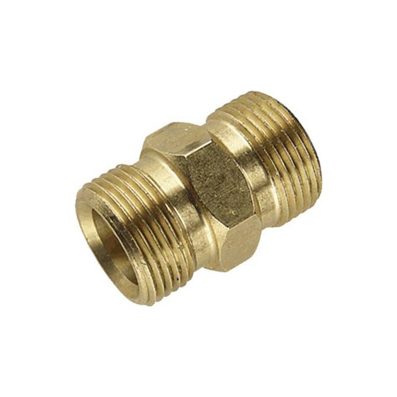 M22 14MM Male Plug to 14MM Male Plug Brass