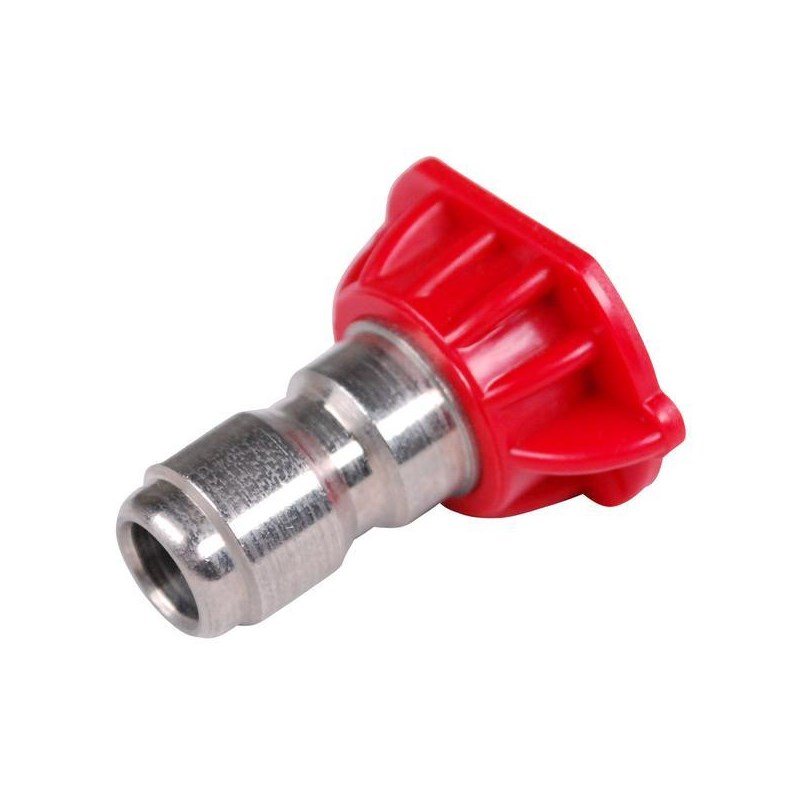6.0  0 Degree Red SS Nozzle Tip