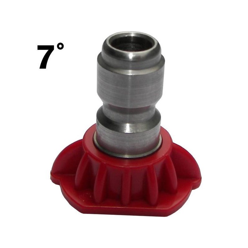 7.0  0 Degree Red SS Nozzle Tip