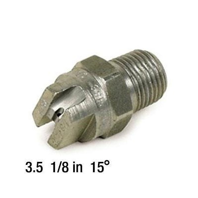 3.5 Nozzle SS 1/8in 15 Degree 15035