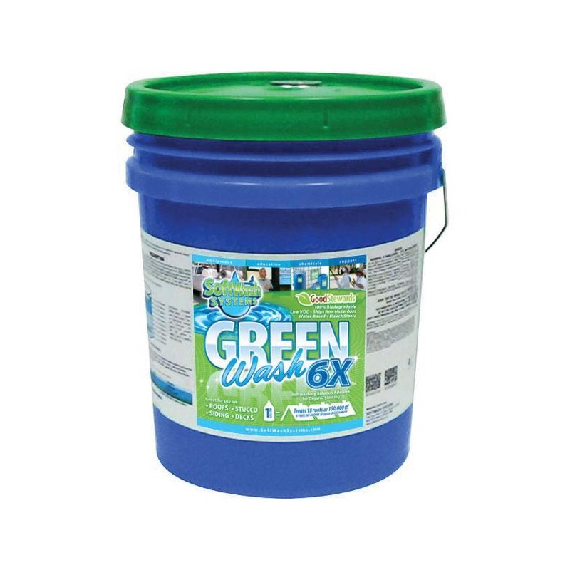 Green Wash 6X Concentrate 5 Gal 