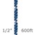 Rope KMIII 1/2in 600 Ft Blue Image 88