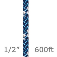 Rope KMIII 1/2in 600 Ft Blue