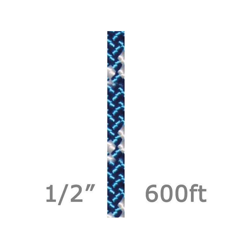 Rope KMIII 1/2in 600 Ft Blue