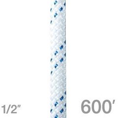 New England Ropes KMIII Rope 1/2in White
