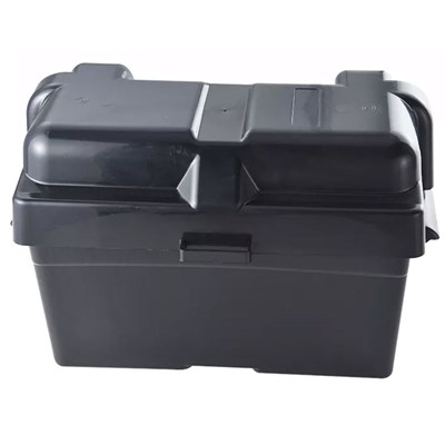 ProTool Battery Box, Black Poly,  Large, 17.3 in x 9.6 in x 10.2 in, Deep Cycle RV