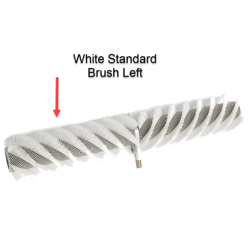 Bristles Standard Left White, Rotary Brush 32in