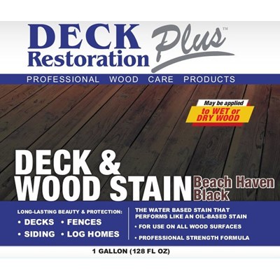 Beach Haven Black Wood Stain DRP