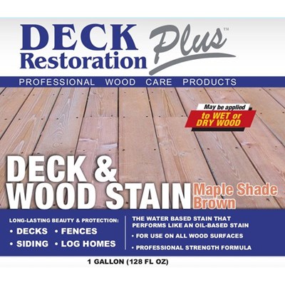 Deck Stain Maple Shade Brown Gallon