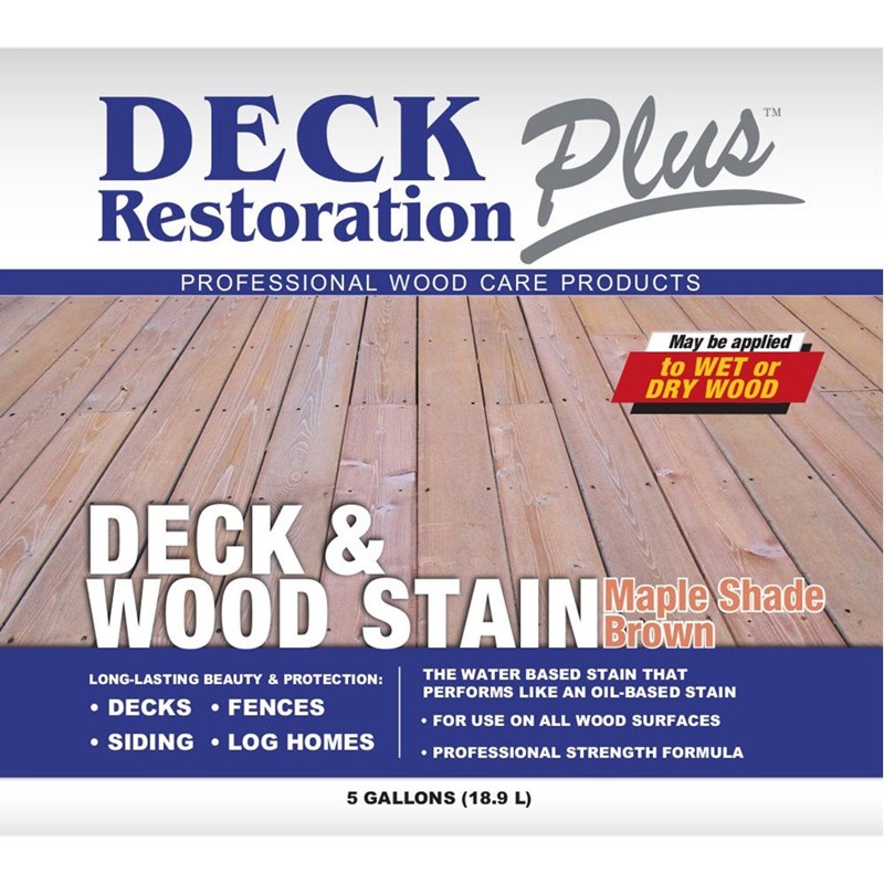 Deck Stain Maple Shade Brown 5 Gal DRP