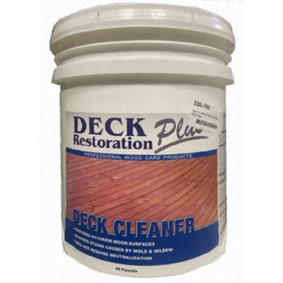 Deck & Wood Cleaner Powder 40LB pail DRP