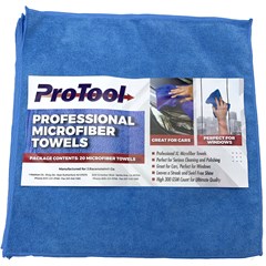 ProTool Blue MicroFiber Towel 20 Pack 16in x 16in