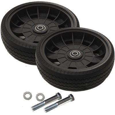 Replacement Wheels No Flat style kit of two Wheels and Bolts 
