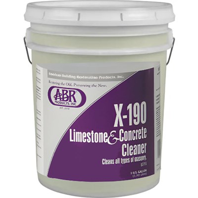 X-190 Limestone & Concrete Cleaner 5 Gal