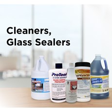 Cleaners, Glass Sealers 