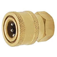 Coupler Brass QC 1/4in FPT
