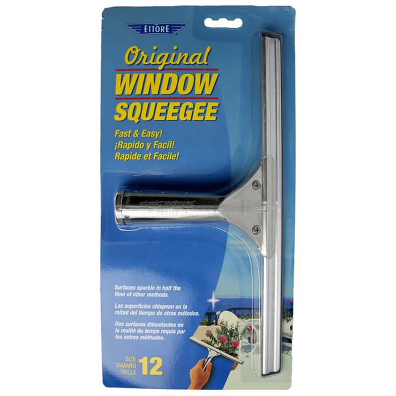Ettore Classic Squeegees Stainless 12 in