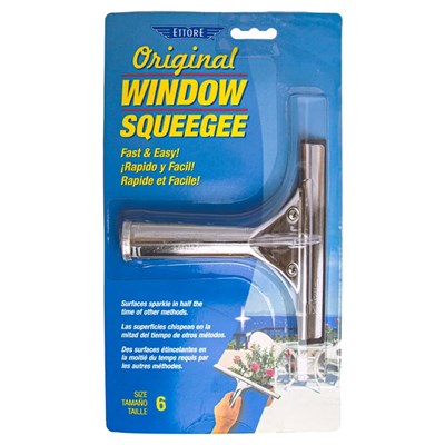 Ettore Classic Squeegees Stainless 6 inch