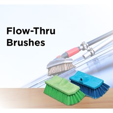 Flow-Thru Brushes