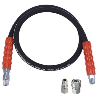 Hose PW 4ft Whip Connector 3/8in PW